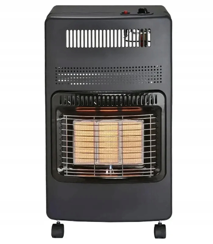 Sqooppp456 plynový ohrievač 4200 W antracit 400 x 730 mm